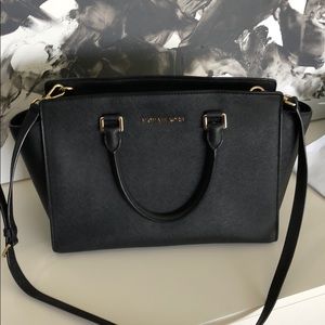 Michael Kors black large purse